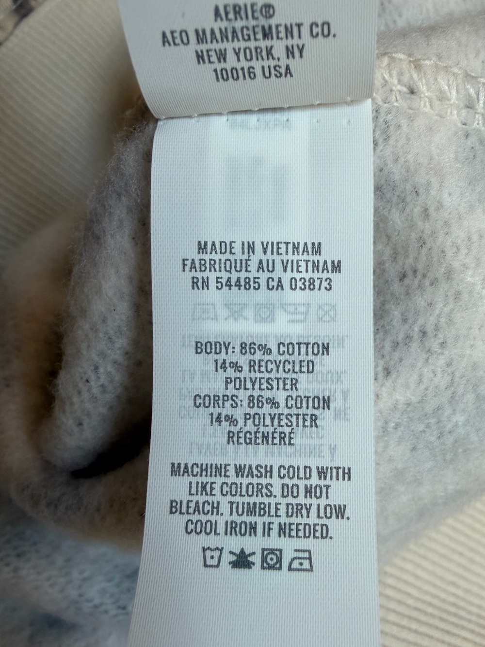 NWT Aerie Go-To Sweatshirt Neutral Leopard Print Oversized Size Small - Picture 14 of 16